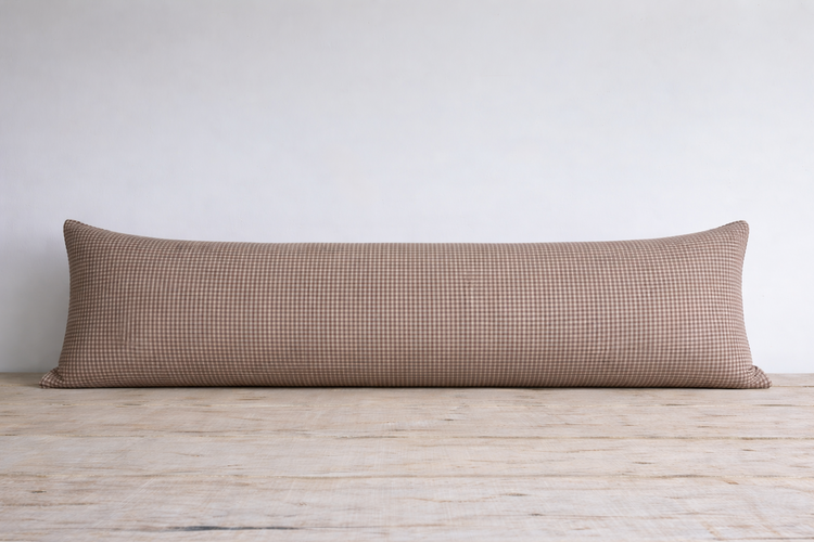 Tensira Brown Gingham Cushion