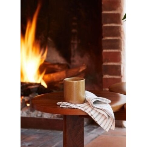 Linge Particulier Black Pyjama French Linen Napkins (set of 6)