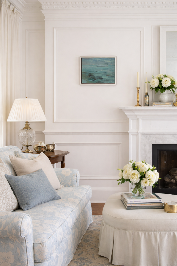 Maria Josenhans Freighter Nocturne, oil painting