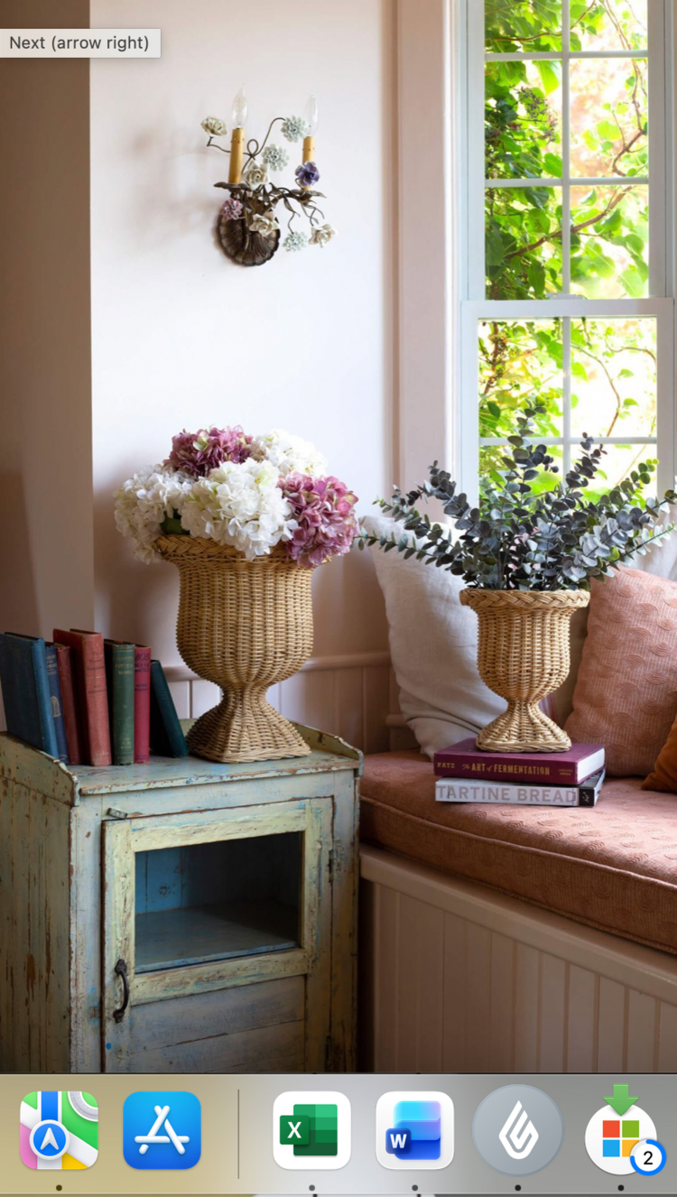 Gild & Co. Fitrit Rattan Urn Planter