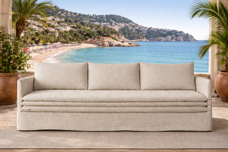 Bérengère Leroy Endless Nights 90" Long Sofa