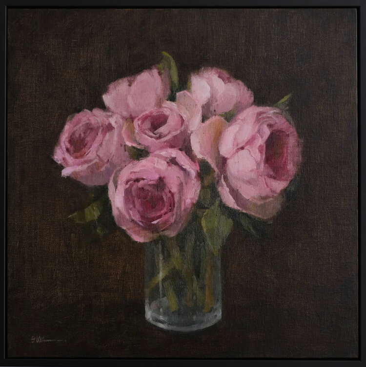 Shirley Claire Williams  'Cinder Rose' oil painting
