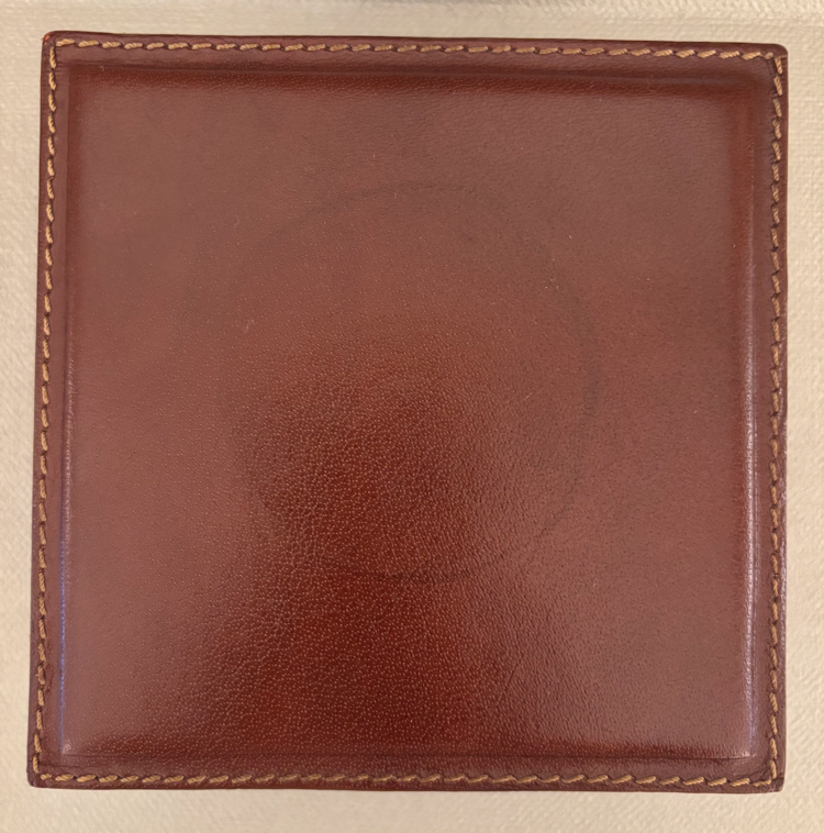 Pigeon & Poodle Stirling box, large, tobacco leather