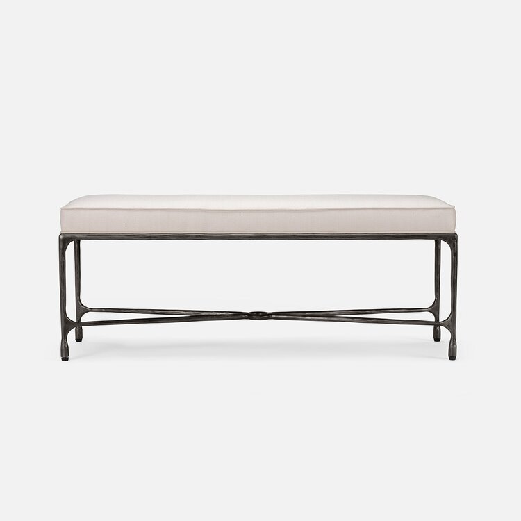 Owen bench, upholstered