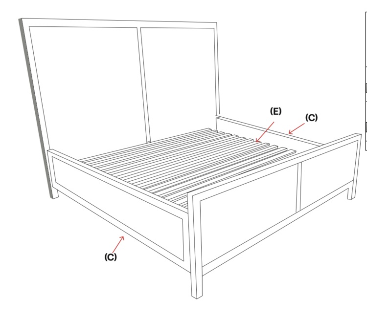 Isla Rattan Bed Frame