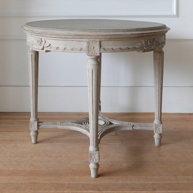 Gustavian Round Coffee or Side Table (SOLD)