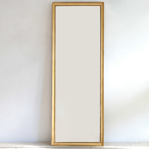 Tall Narrow French Antique Mirror 64" x 23"