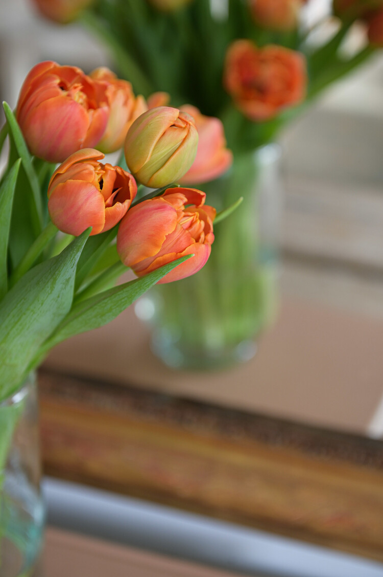 Antique Louis Philippe Gilt Mirror 46" x 28"