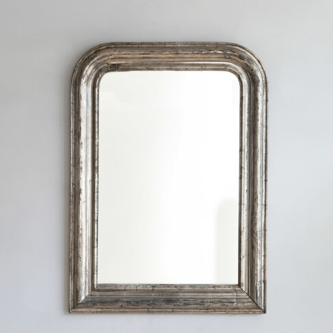 Small Silver Louis Philippe Antique Mirror (SOLD)