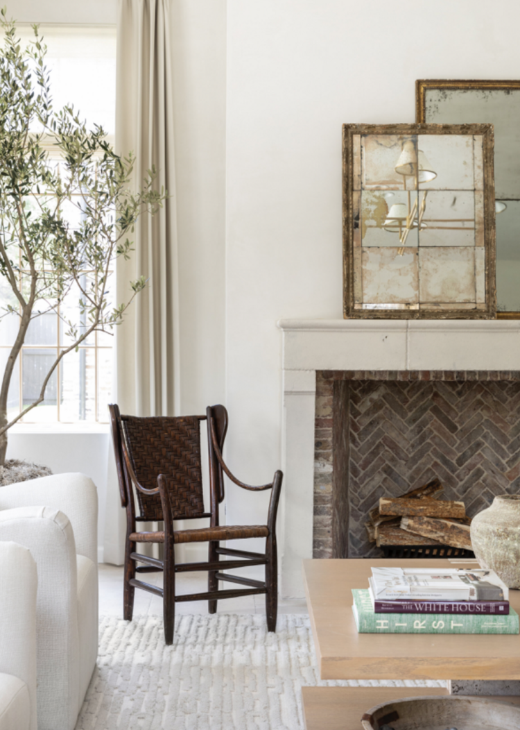 Antique Louis XVI Mirror 35" x 27"