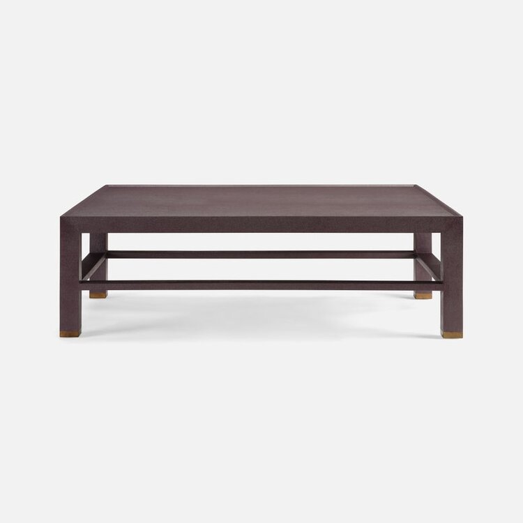 Jarin Coffee Table in Faux Belgian Linen