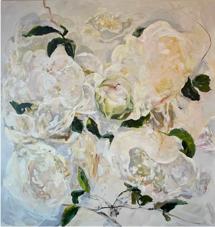 Gabreyl Harrison Lush Blooms Original Painting