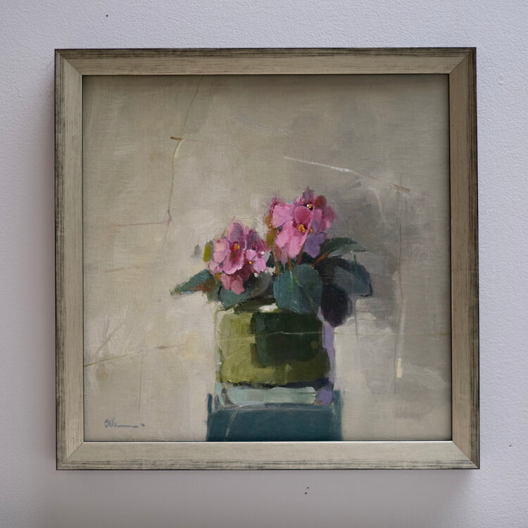 Shirley Claire Williams Glasshouse Oil Painting