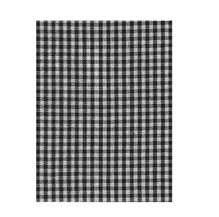 Black Gingham Cotton Dishtowel