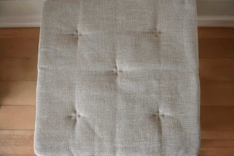 Bérengère Leroy Endless Nights Linen Ottoman Pouf