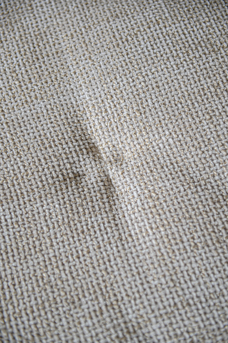 Bérengère Leroy Endless Nights Linen Ottoman Pouf