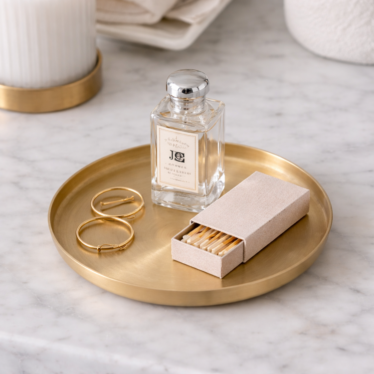 Gild & Co. Brass Plate or Small Round Tray