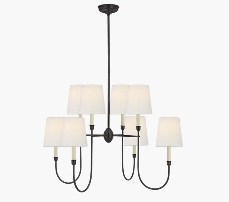 Vendome Large Chandelier by Visual Comfort