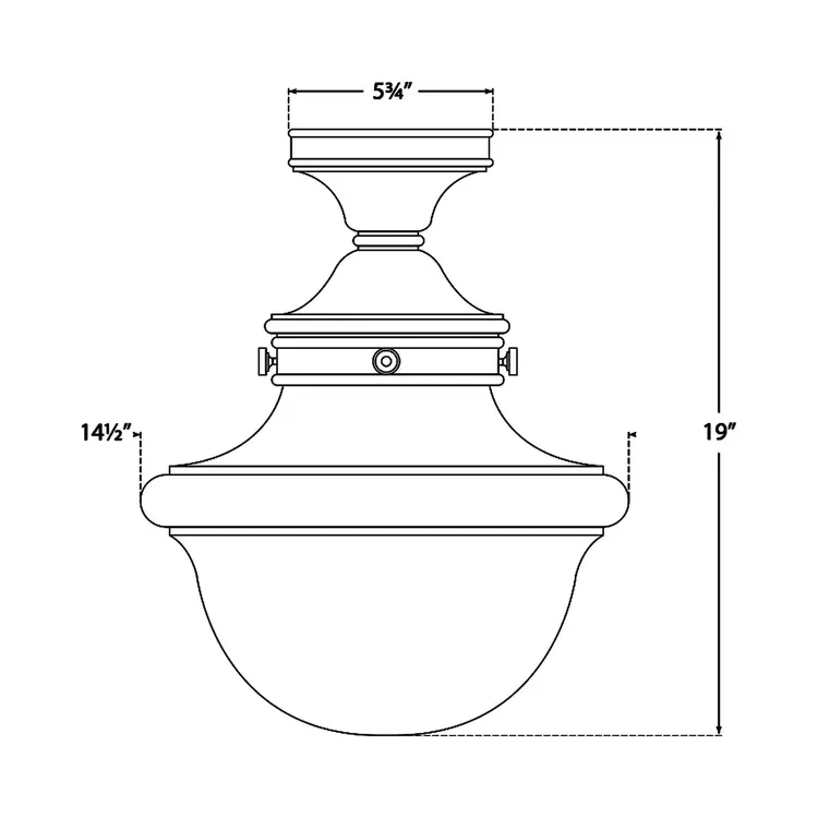 Edmond Flush Mount Light by Visual Comfort