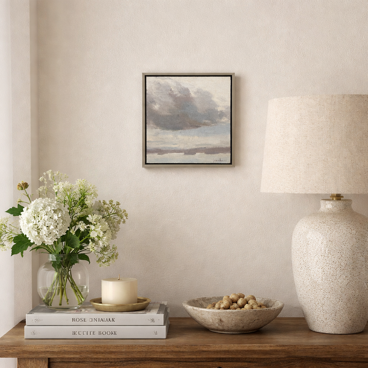 Cloud Over The Inlet, oil painting