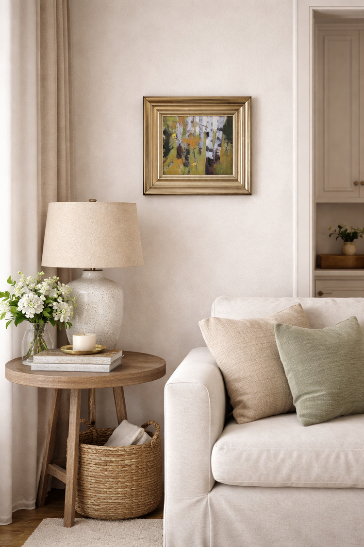 'Aspens, Flying U Ranch' oil painting