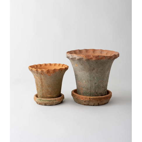 Redstone Planter Pot with Saucer