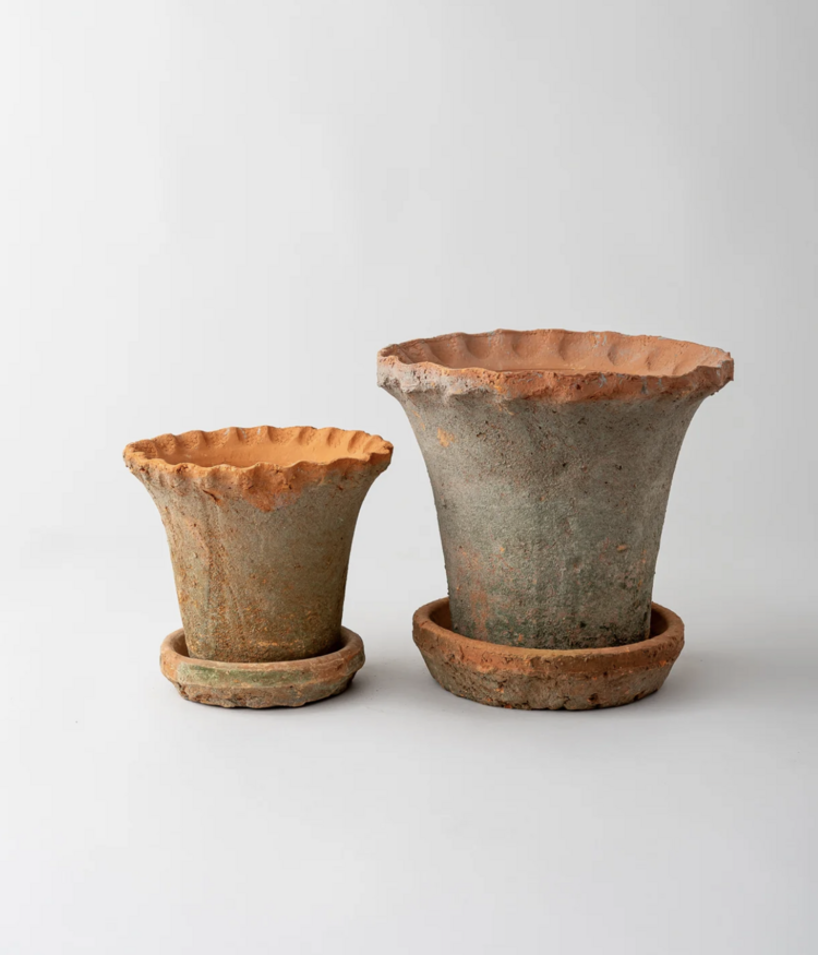 Redstone Planter Pot with Saucer