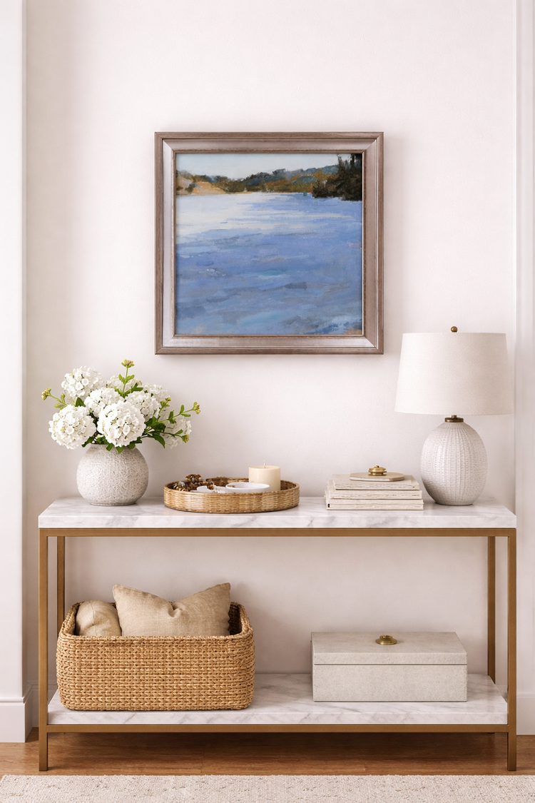 Maria Josenhans 'Ice Fishing In The Shadows' painting by Maria Josenhans