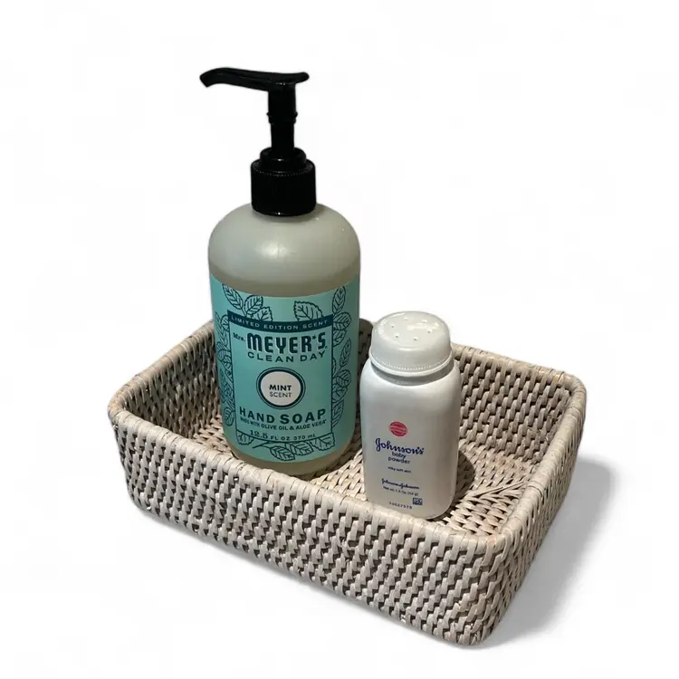 Small Rectangular Rattan Tray