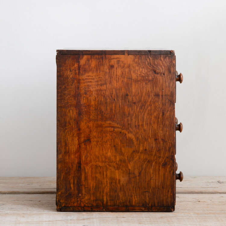 Antique Wooden Mini Drawers