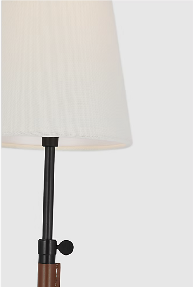 Bryant Leather Wrapped Table Lamp