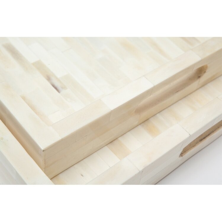 Dakota Bone Tray Set of 2