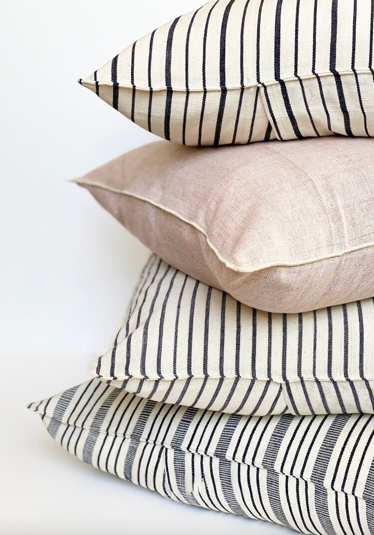 Ticking Stripe Cushion 20x20"