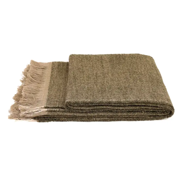 Gild & Co. Nash Throw Blanket in Olive