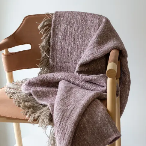 Nash Throw Blanket in Lavender