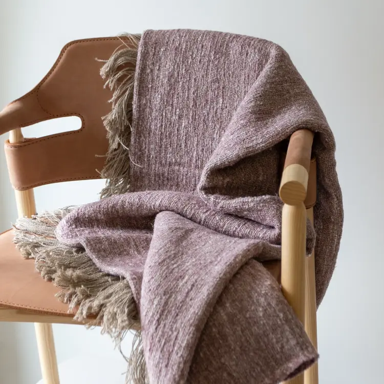 Nash Throw Blanket in lavender