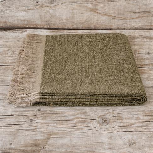 Gild & Co. Nash Throw Blanket in Olive
