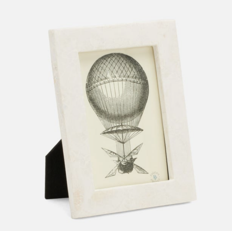 Bethany White Clamshell Finish Frame