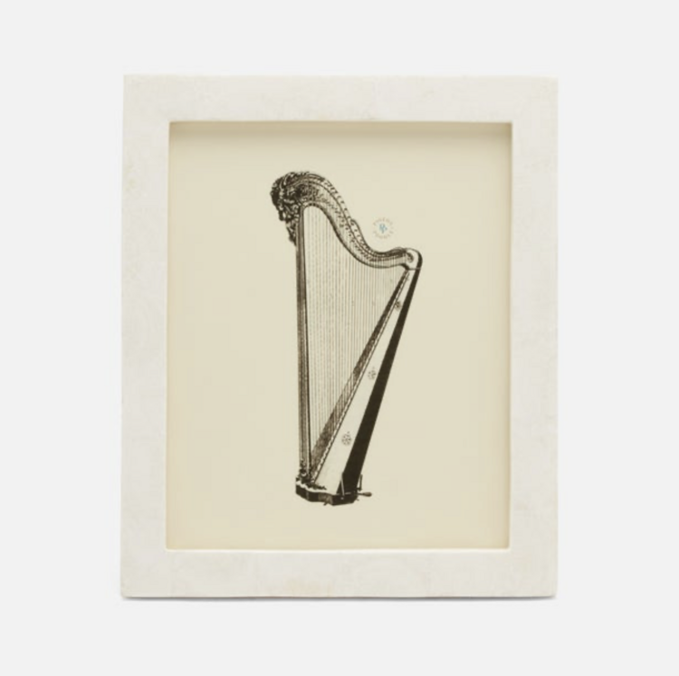 Bethany White Clamshell Finish Frame