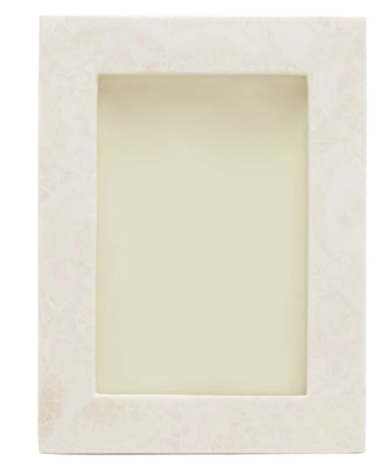 Bethany White Clamshell Finish Frame