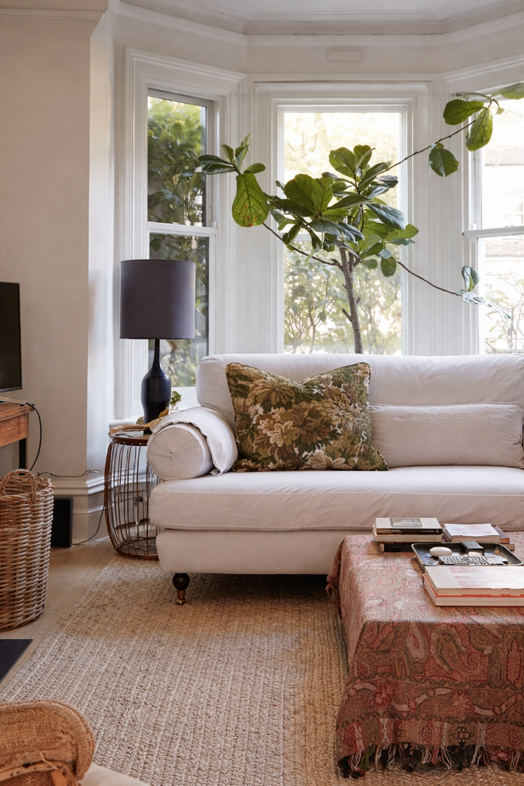 Scalamandré Ridge Edge Cushion