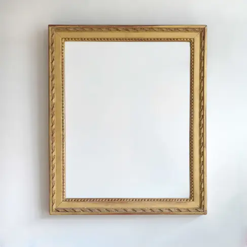 Antique Louis XVI Gilt Mirror 26" x 21"