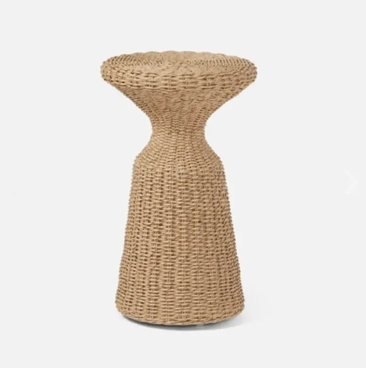 Viv Outdoor Drinks Table - faux wicker