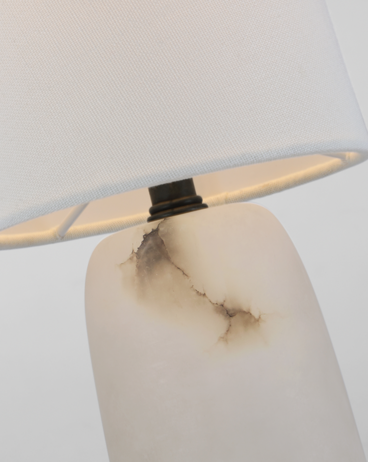 Jinny Medium Table Lamp - Alabaster or Iron