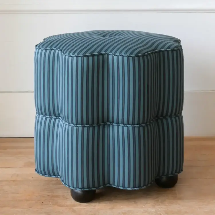 Ella Stool in Burnley Overdye - Evers/Black