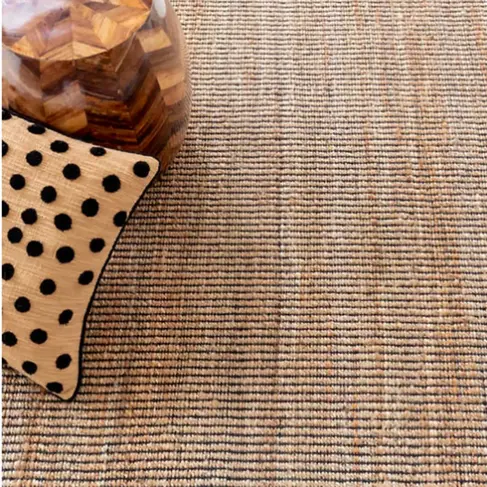 Dash&Albert Gridwork Black Woven Jute Rug