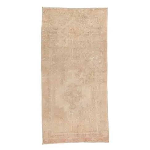 Vintage Turkish Anatolian Rug 2'X4'1"