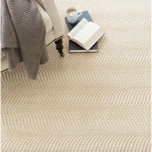 Wave Sand Woven Sisal Rug (3x5 in stock)