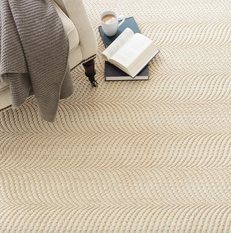 Wave Sand Woven Sisal Jute Rug