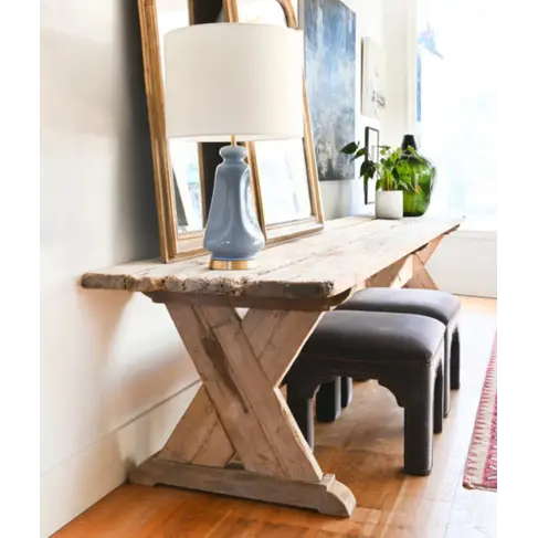 Antique Timbers Trestle Table
